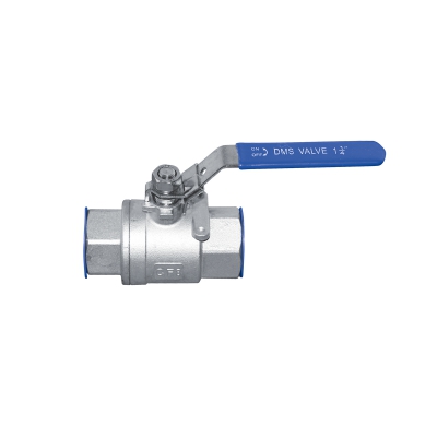 2 PIECE BALL VALVE LONG TYPE WITH LOCK STAINLESS