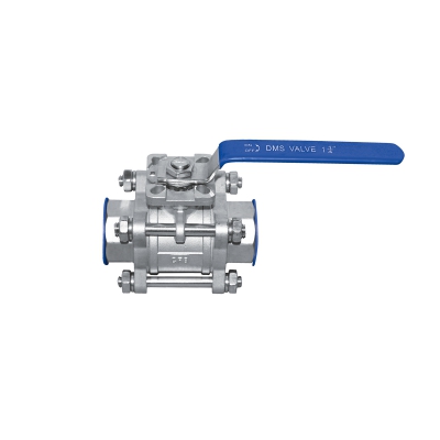 3 PIECE BALL VALVE WITH TOP FLANGE ISO-5211 STAINLESS