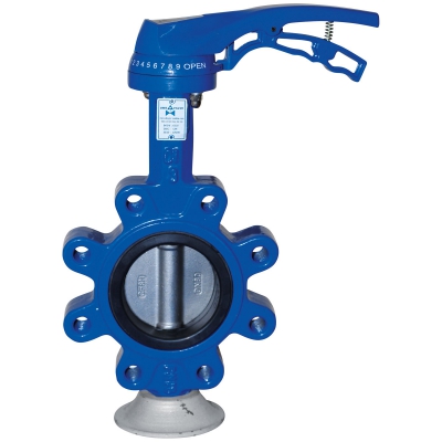 LUG BUTTERFLY VALVE ISO 5211 STAINLESS SLEEVE EPDM