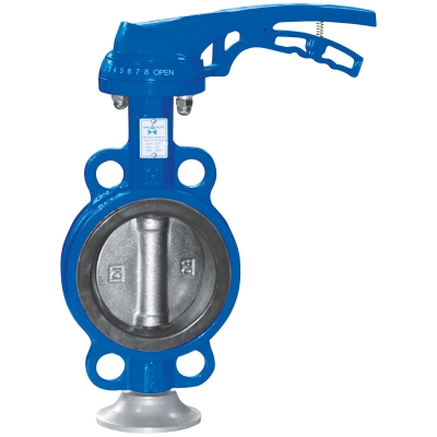 WAFER BUTTERFLY VALVE ISO-5211 STAINLESS SLEEVE EPDM